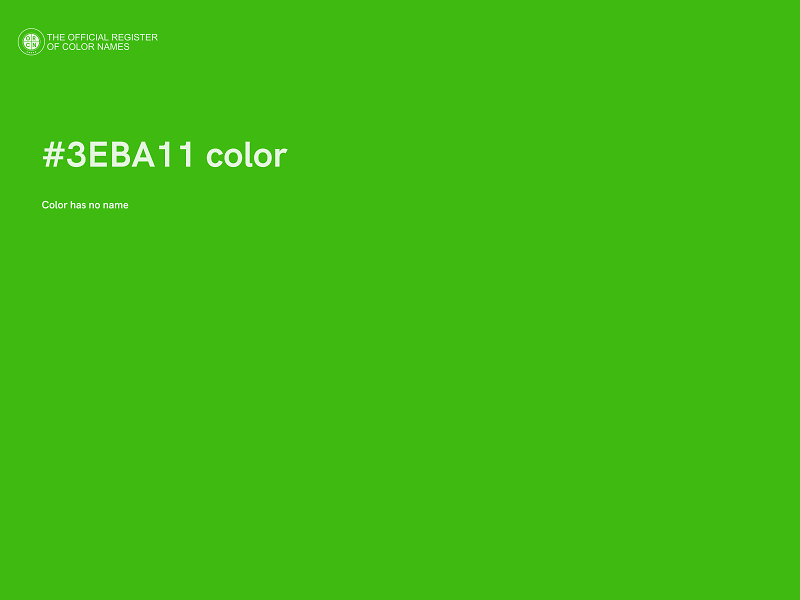 #3EBA11 color image