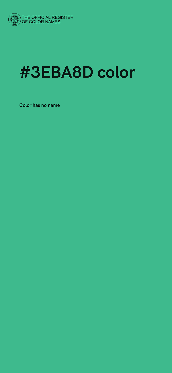 #3EBA8D color image
