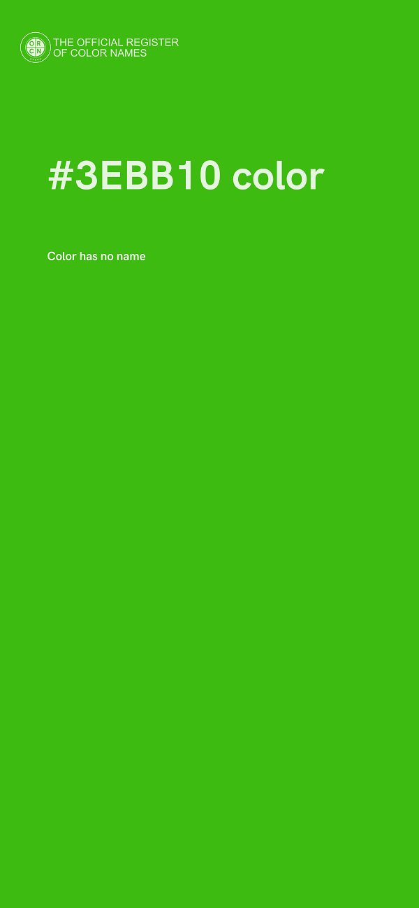 #3EBB10 color image