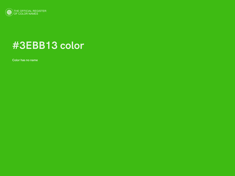 #3EBB13 color image