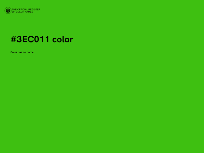 #3EC011 color image