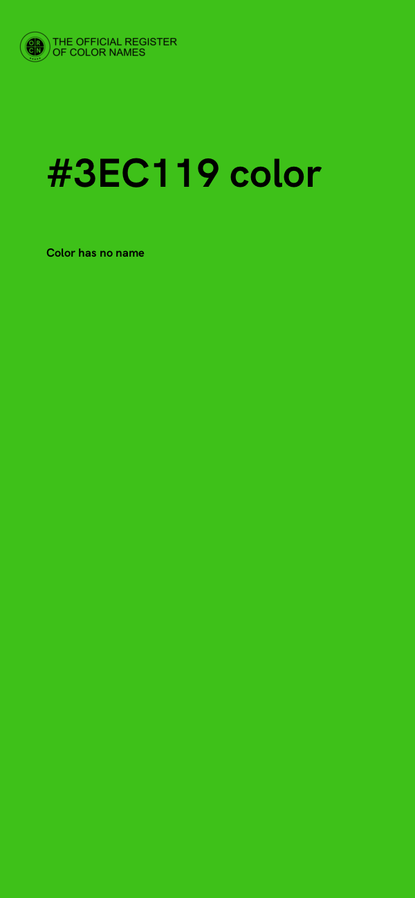#3EC119 color image