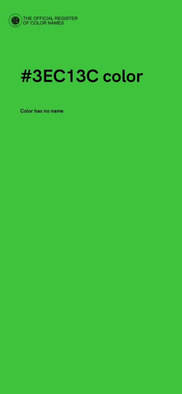 #3EC13C color image