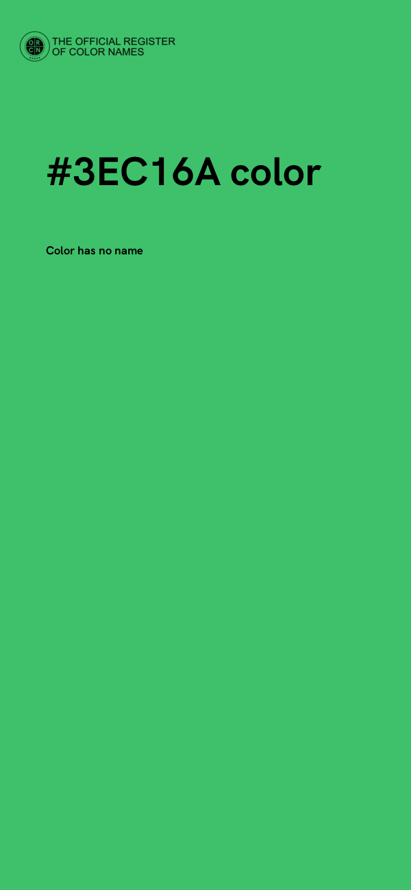 #3EC16A color image