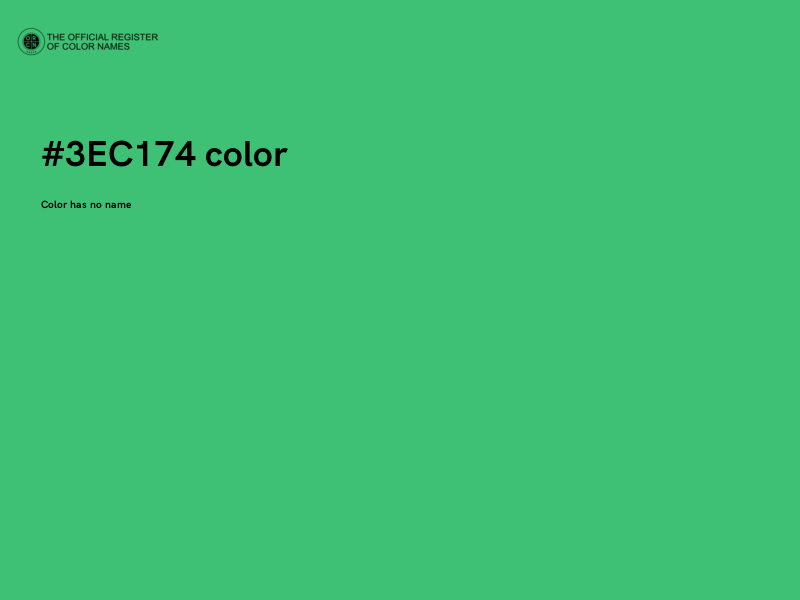 #3EC174 color image