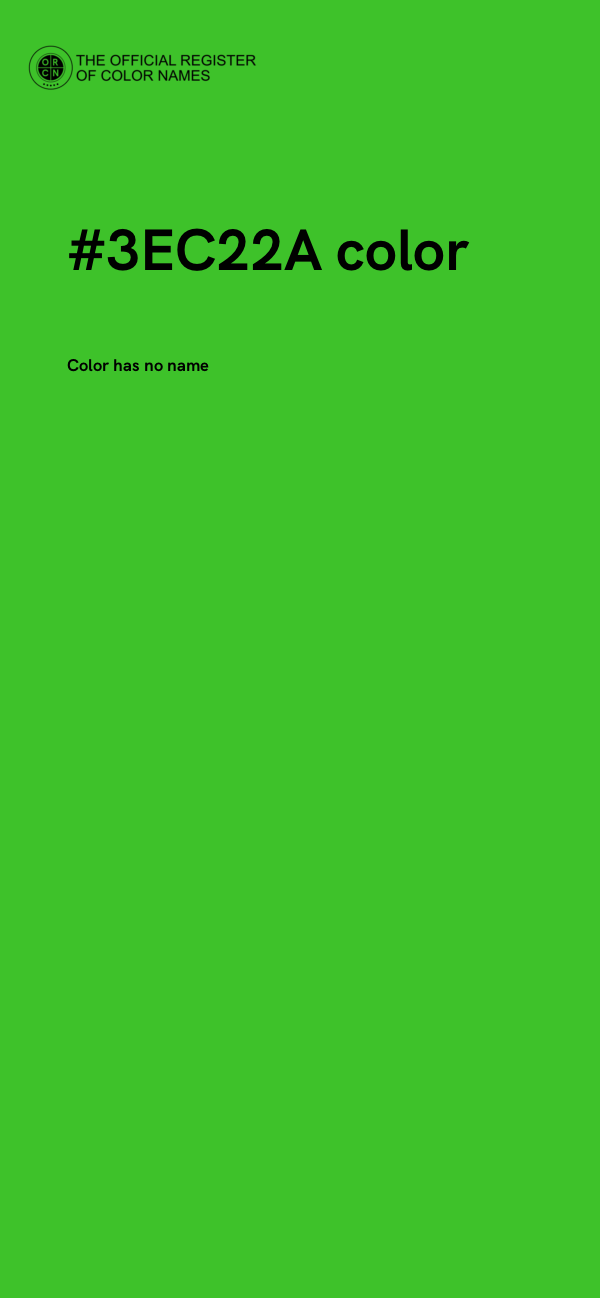 #3EC22A color image