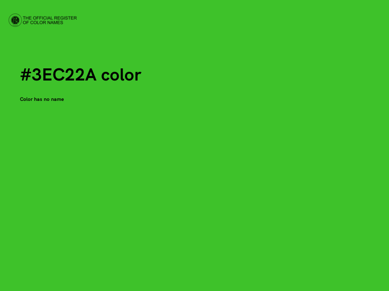 #3EC22A color image