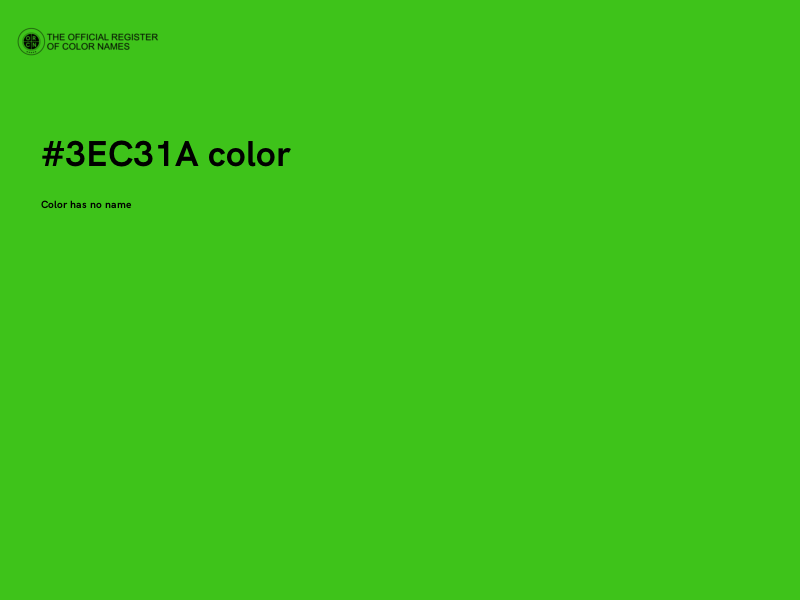 #3EC31A color image