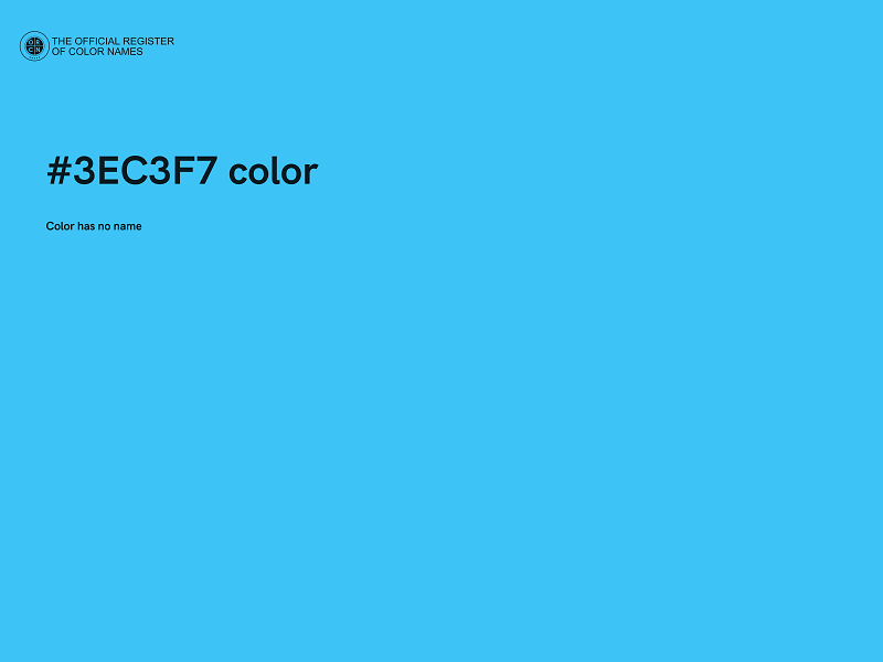 #3EC3F7 color image