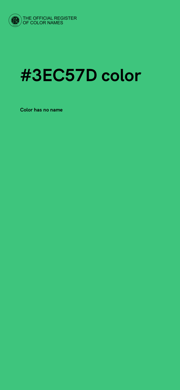 #3EC57D color image