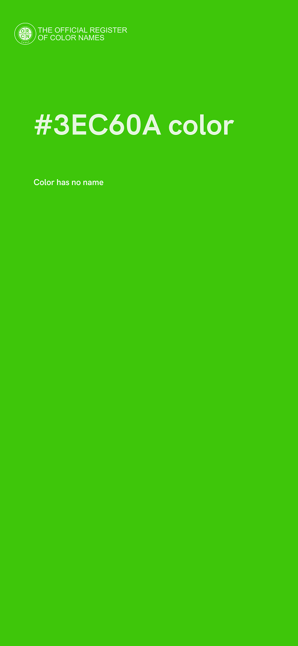 #3EC60A color image