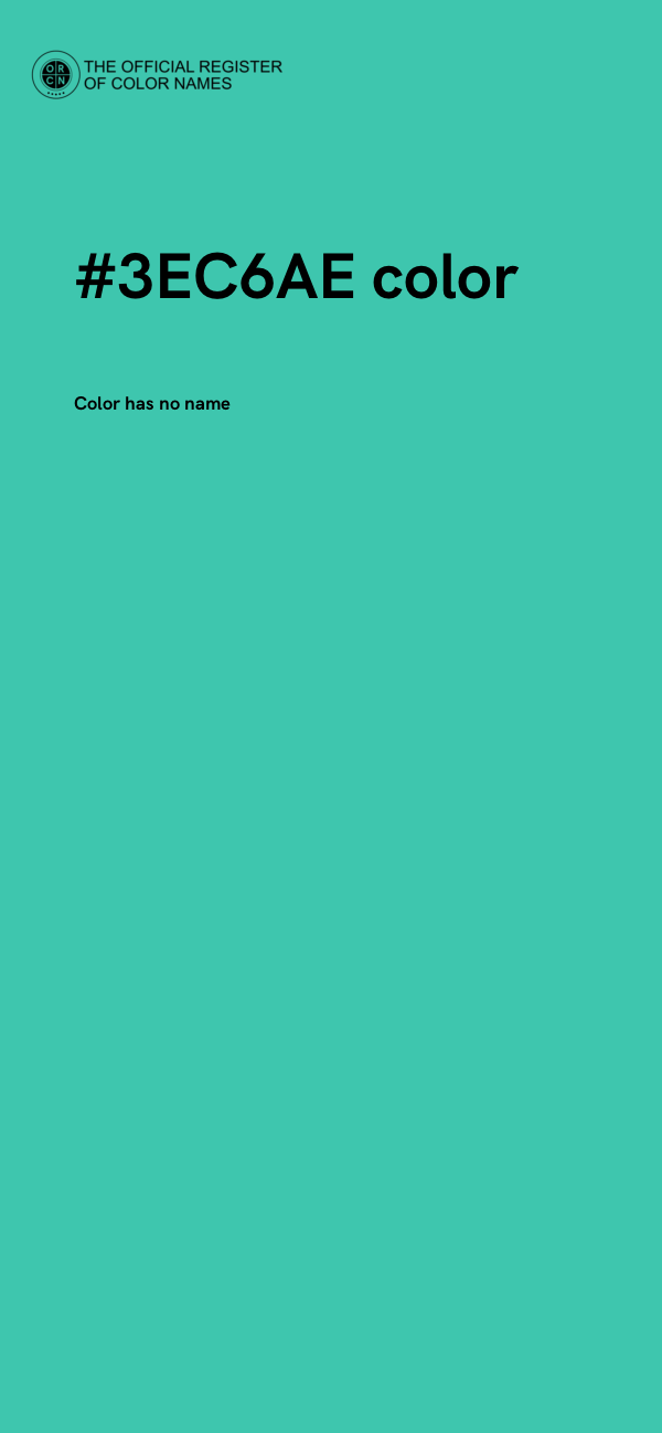 #3EC6AE color image