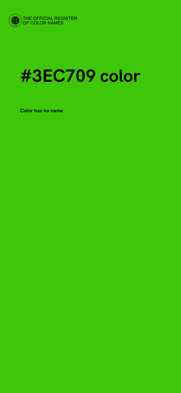 #3EC709 color image