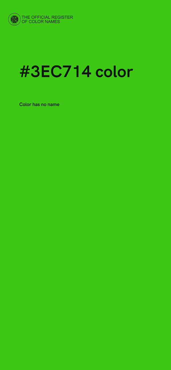 #3EC714 color image
