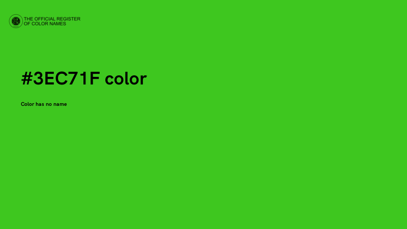#3EC71F color image
