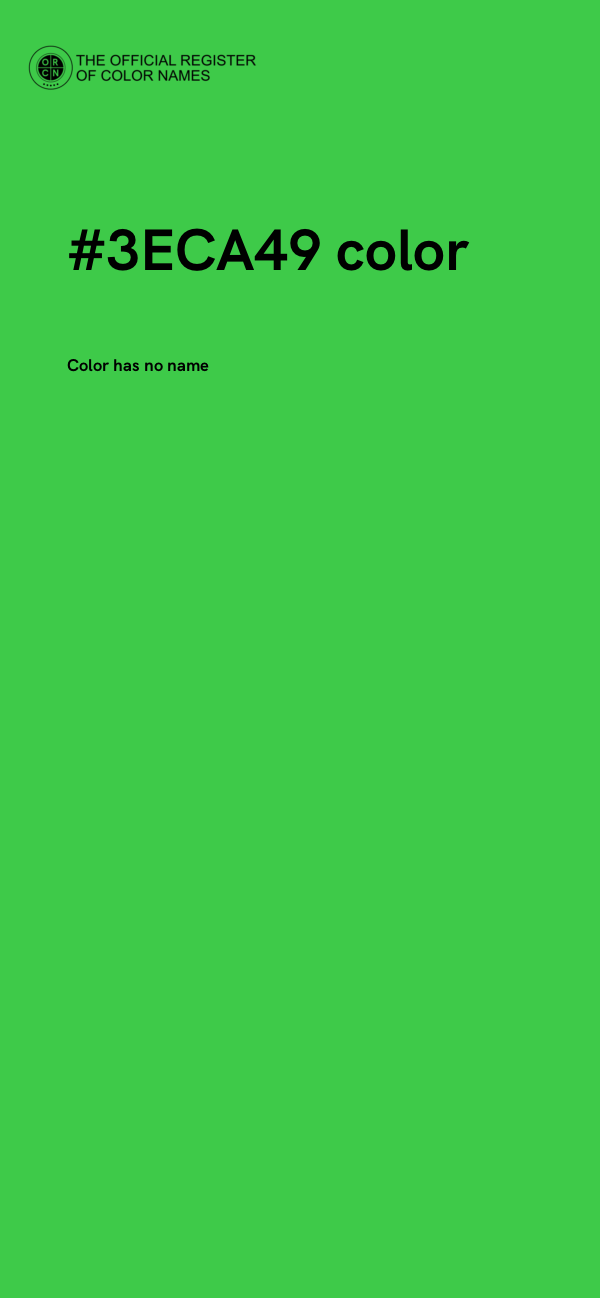 #3ECA49 color image