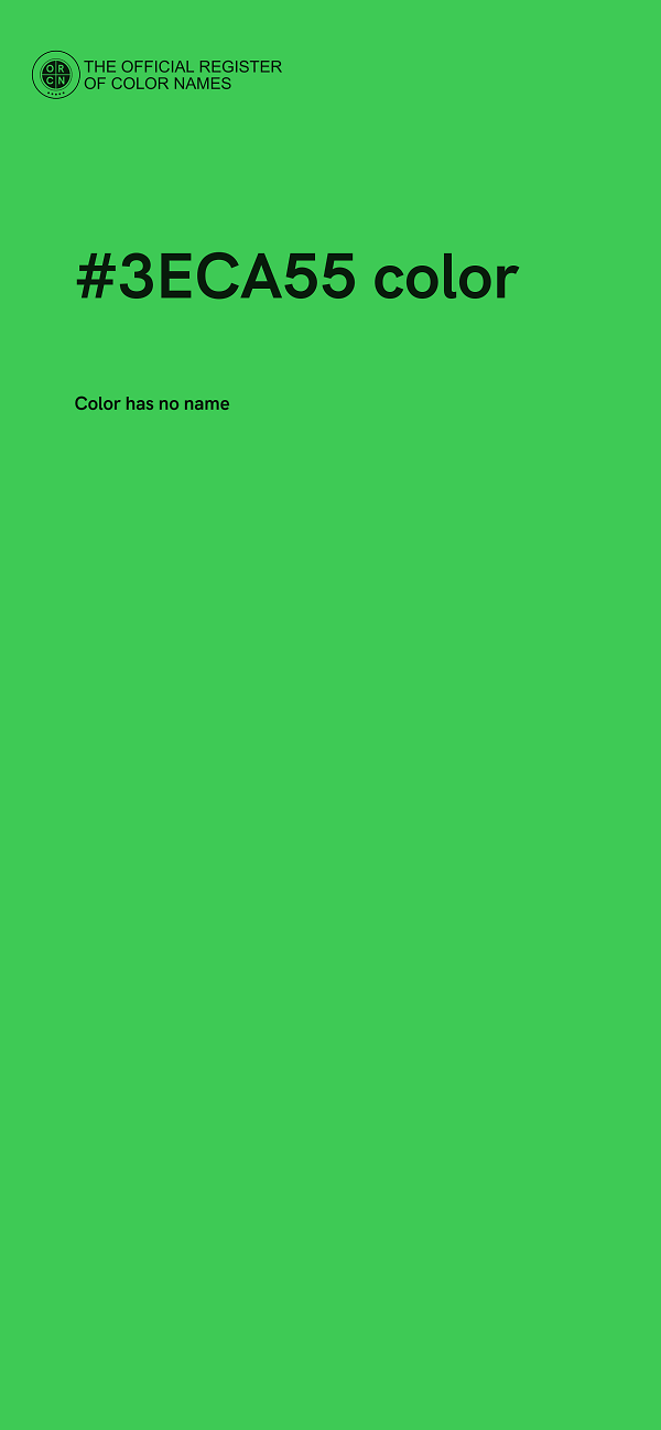#3ECA55 color image