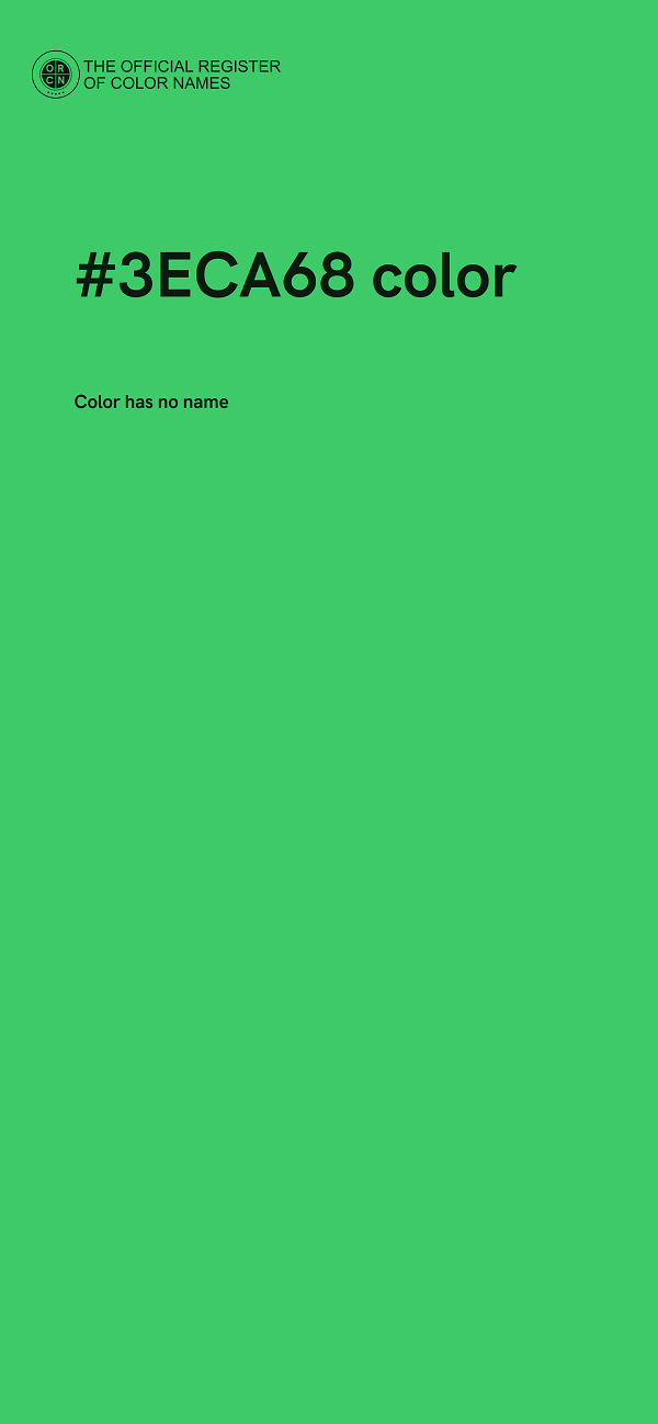 #3ECA68 color image