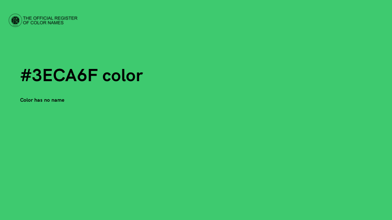 #3ECA6F color image