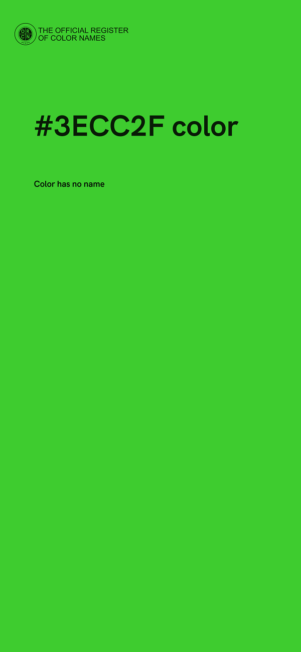 #3ECC2F color image