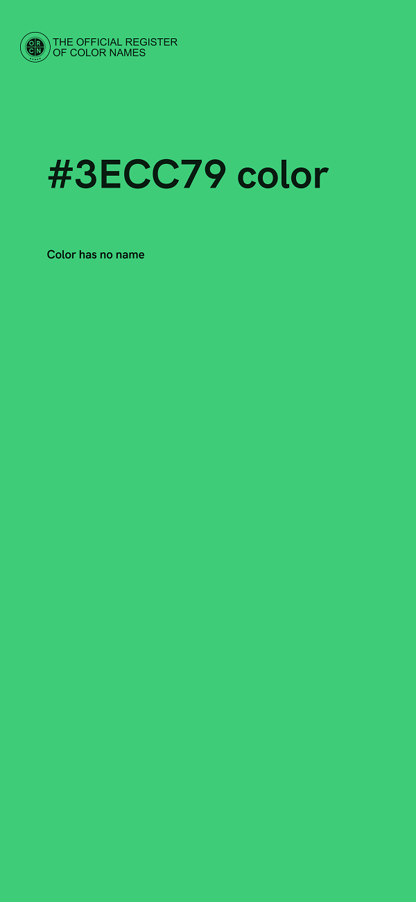 #3ECC79 color image