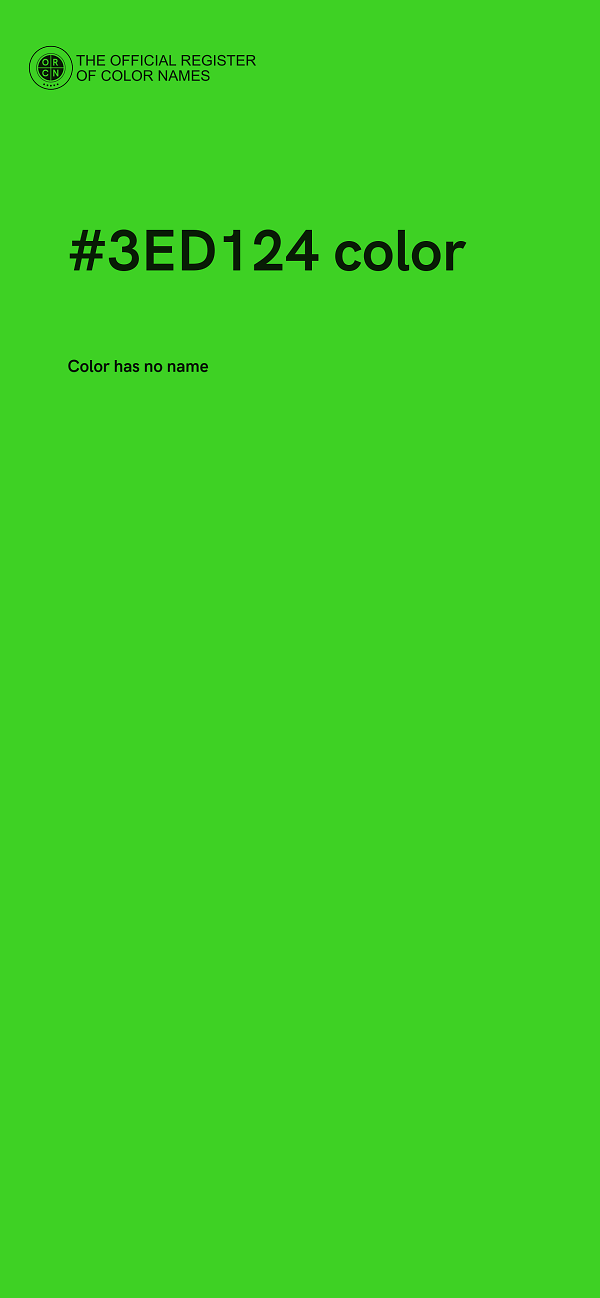 #3ED124 color image