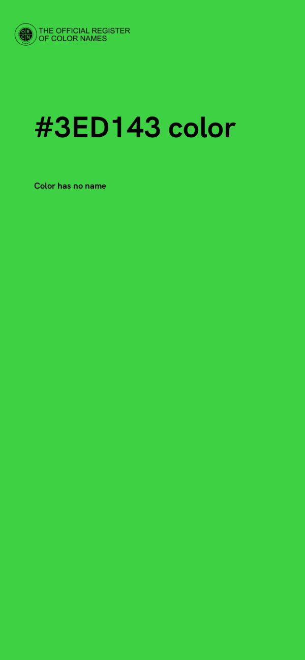 #3ED143 color image