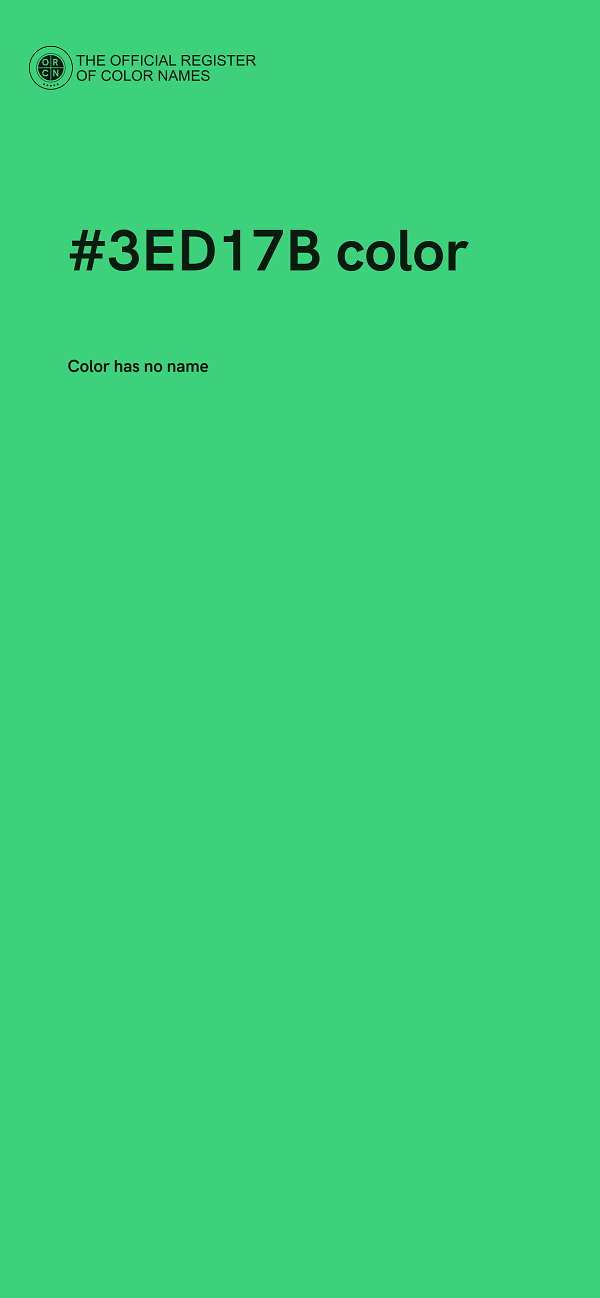 #3ED17B color image