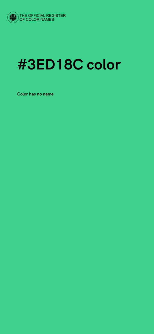 #3ED18C color image