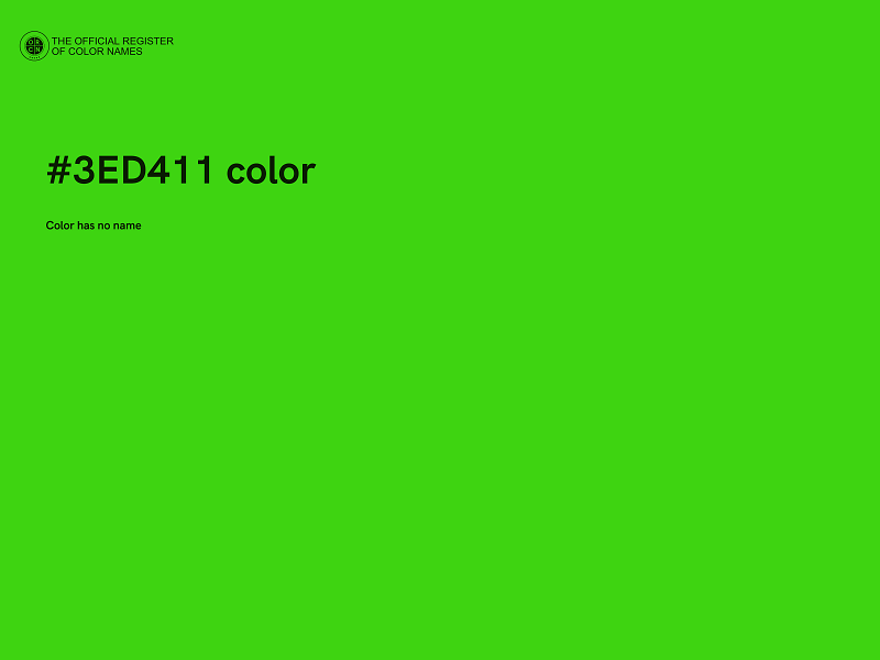 #3ED411 color image