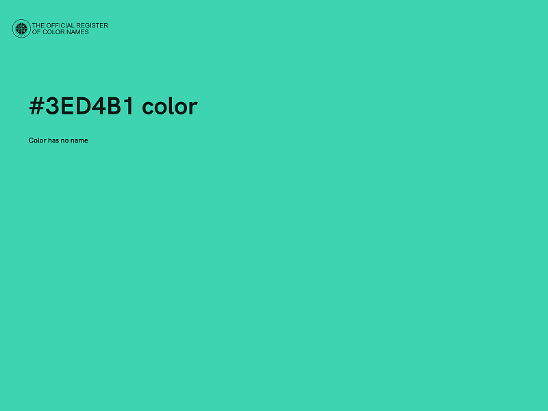 #3ED4B1 color image
