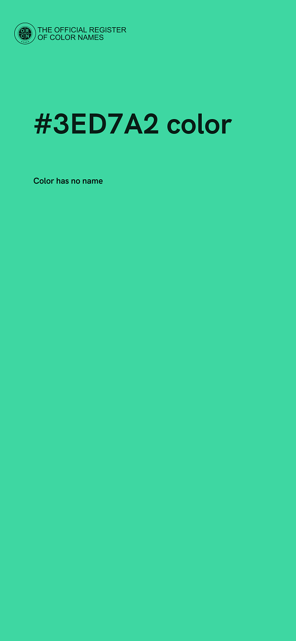 #3ED7A2 color image