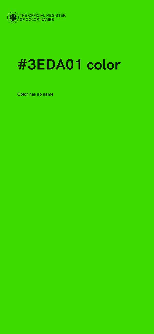 #3EDA01 color image