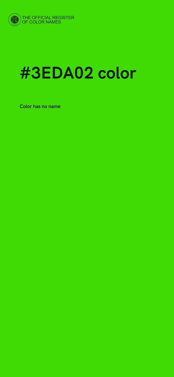 #3EDA02 color image