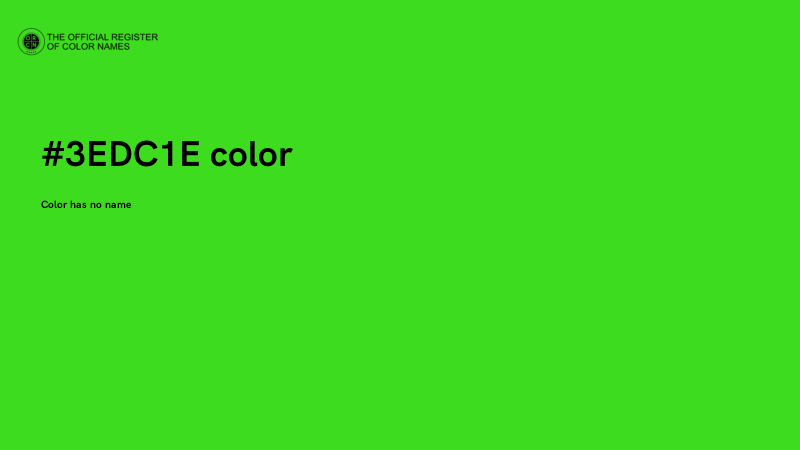 #3EDC1E color image