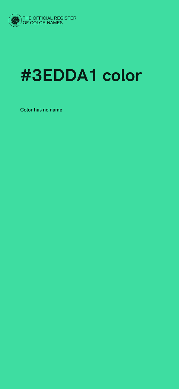#3EDDA1 color image