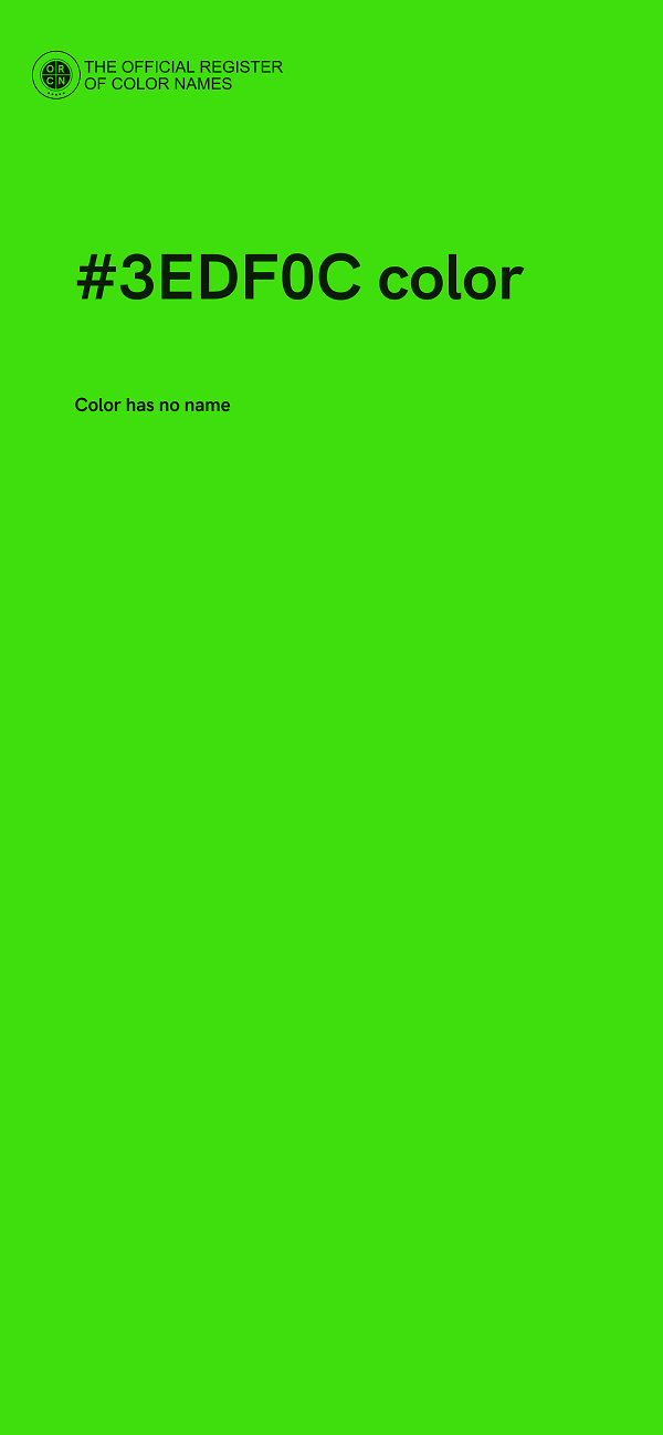 #3EDF0C color image