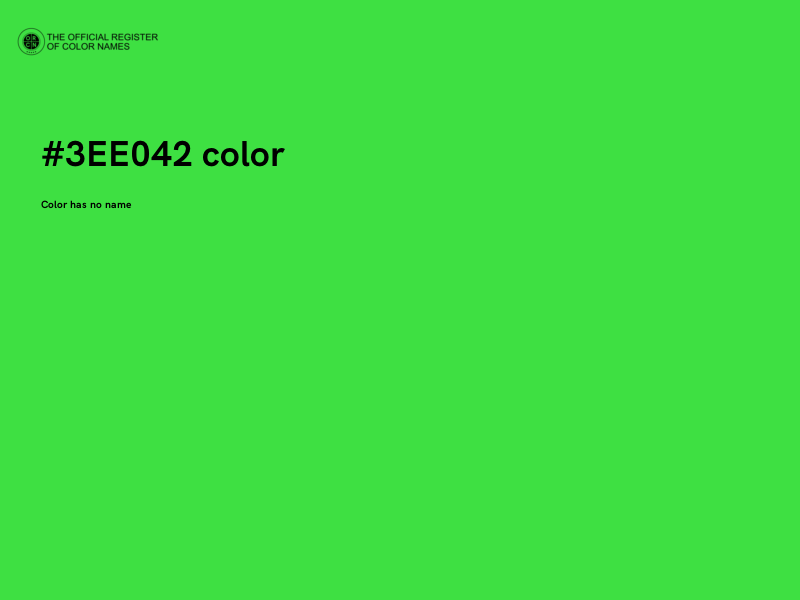 #3EE042 color image