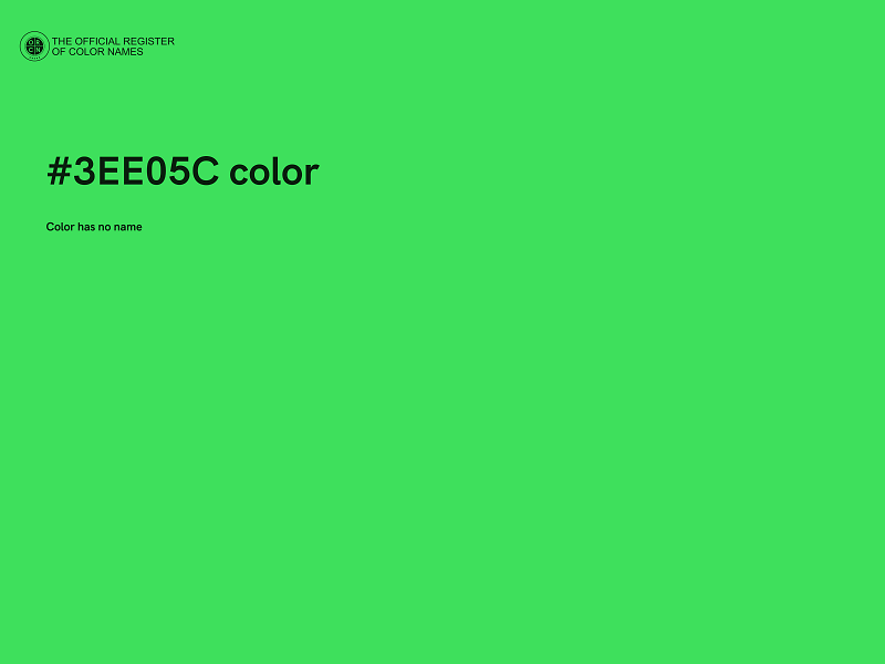 #3EE05C color image