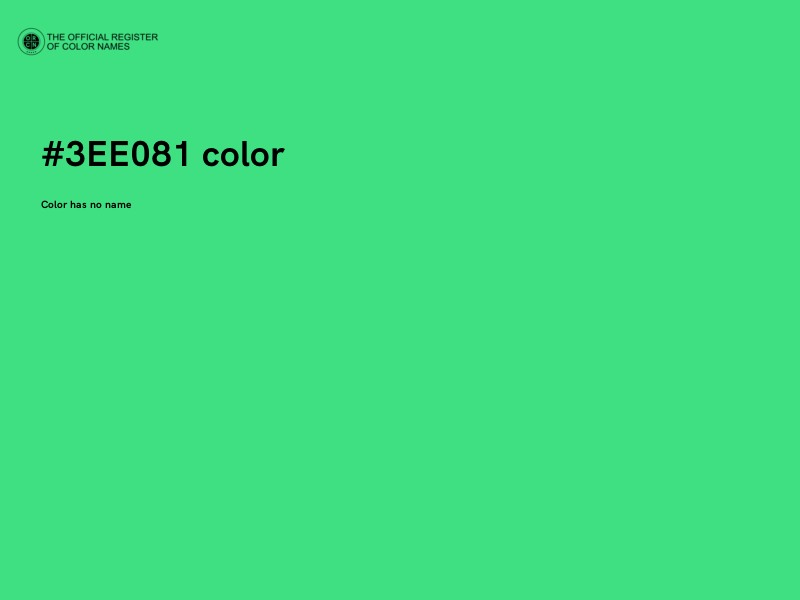 #3EE081 color image