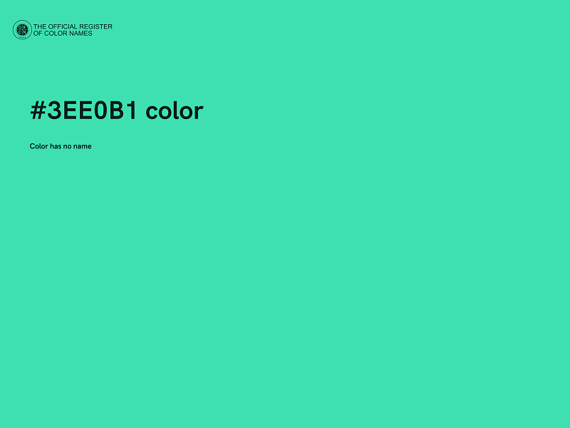 #3EE0B1 color image