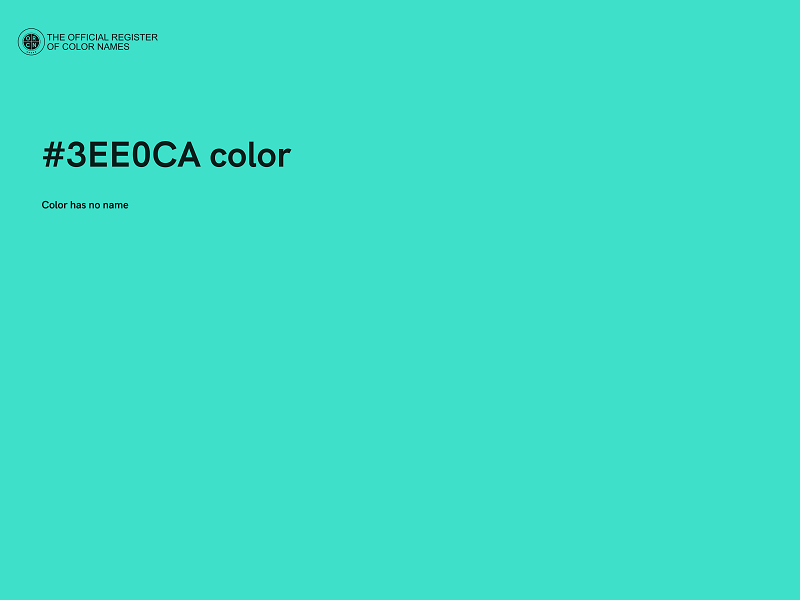 #3EE0CA color image