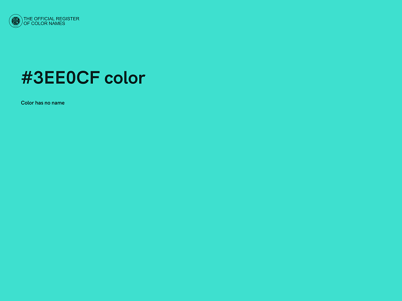 #3EE0CF color image