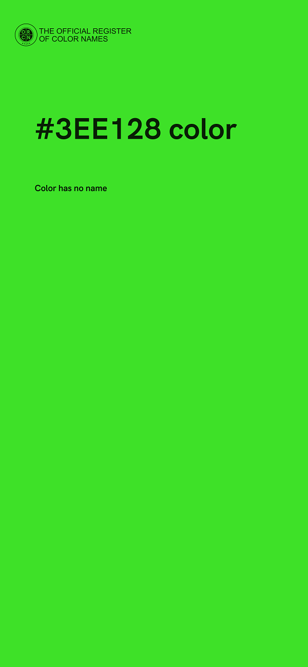#3EE128 color image