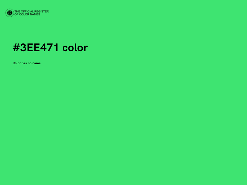 #3EE471 color image