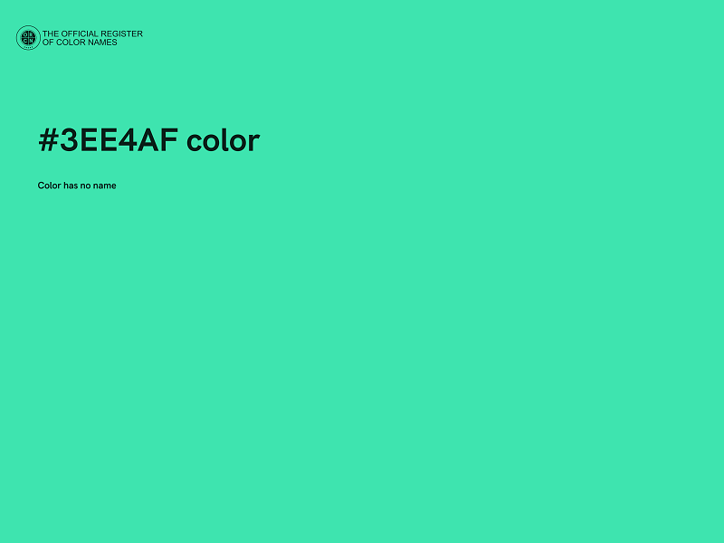 #3EE4AF color image