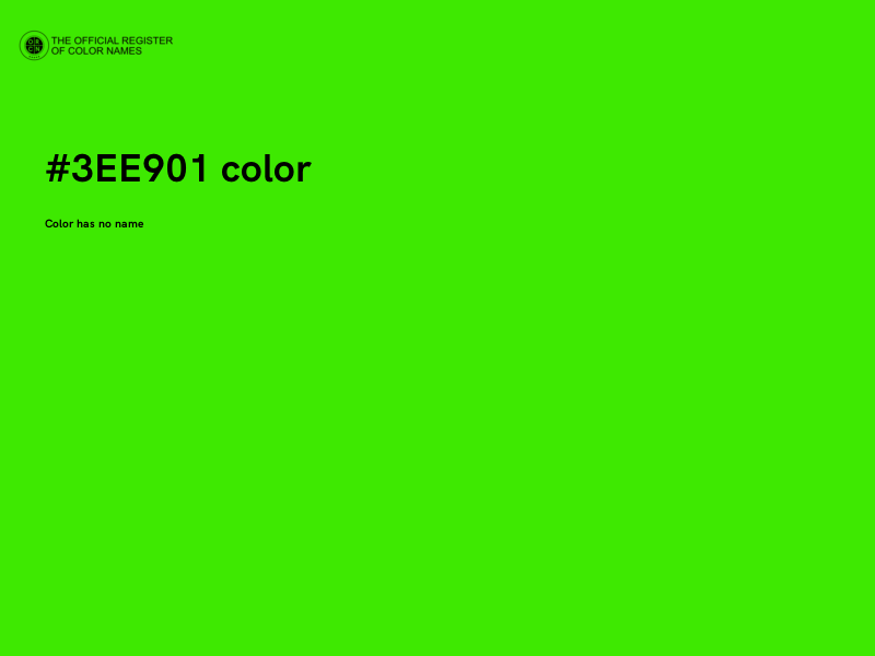 #3EE901 color image