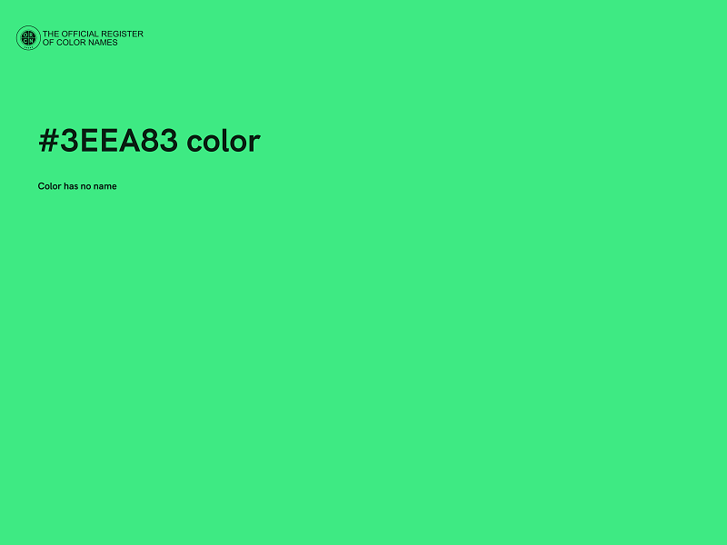 #3EEA83 color image