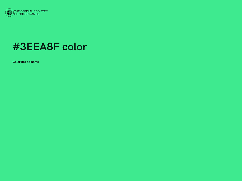 #3EEA8F color image