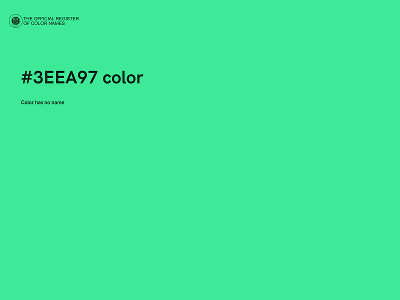 #3EEA97 color image